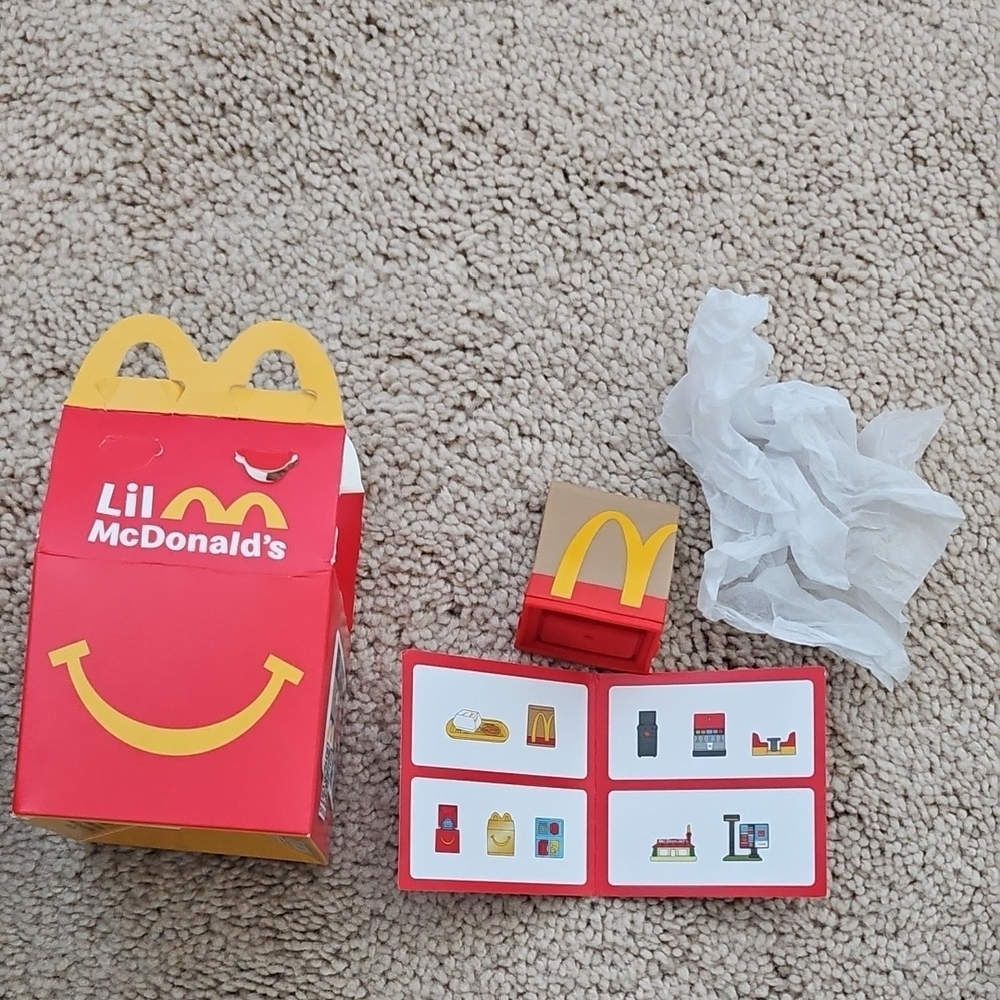Lil Mcdonalds Collectible Toy TAKEOUT BAG NEW